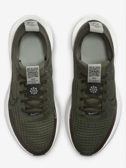 Кроссовки NIKE оригинал беговые хаки зеленые