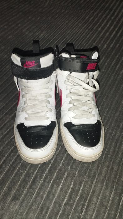 Tênis Nike  Air Force 1 High White Black