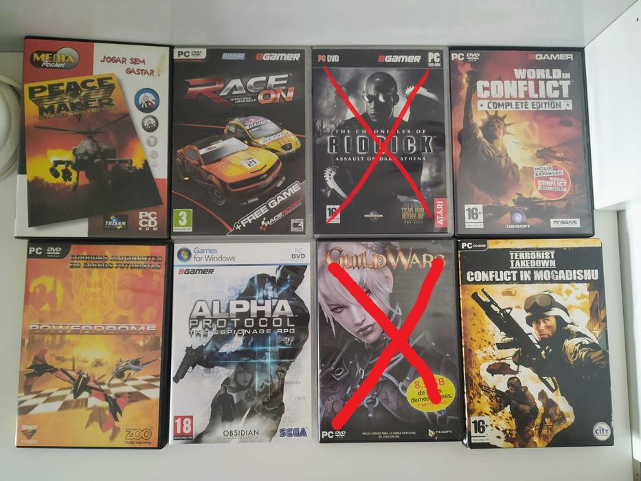 Jogos de ação e corridas para PC