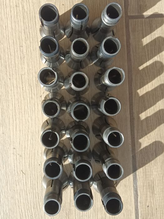 Zestaw tulejki zaciskowe z gwintem zewnętrznym