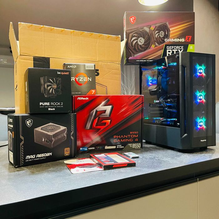 PC Gaming Ryzen 7 5800X3D, RTX 3060 Ti, 32GB DDR4