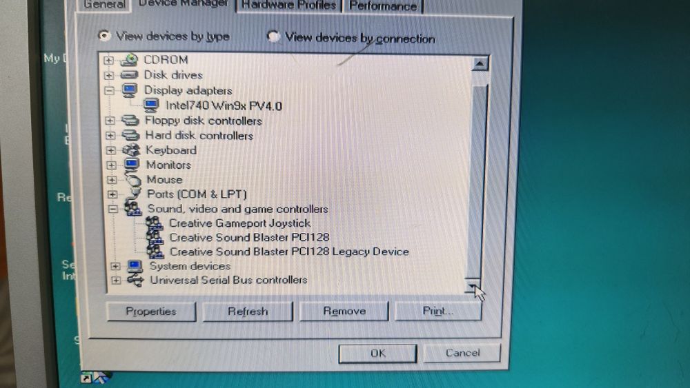Computador Celeron retro