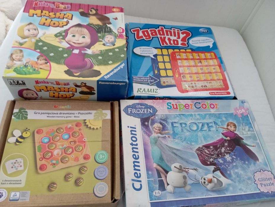 Sprzedam gry i puzzle