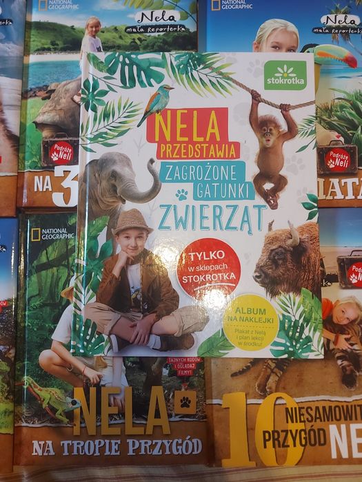 Nela mała reporterka zestaw + książka że stokrotki
