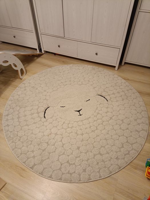 Dywan dziecięcy okrągły owca Komfort