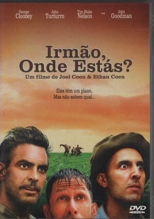 Dvd Irmão, Onde Estás? - comédia - George Clooney/John Goodman -extras