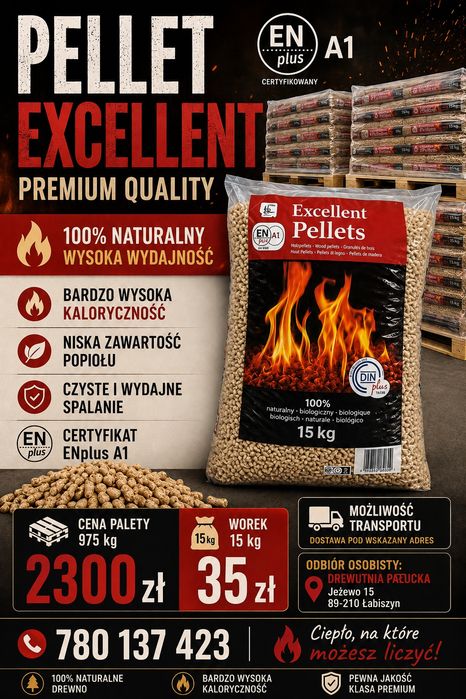 Pellet A1, certyfikowany