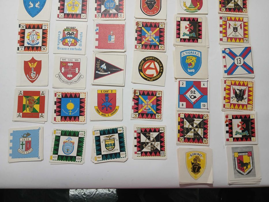 Cromos Pastilhas Pirata - Batalhões /Companhias /Esquadrões Militares