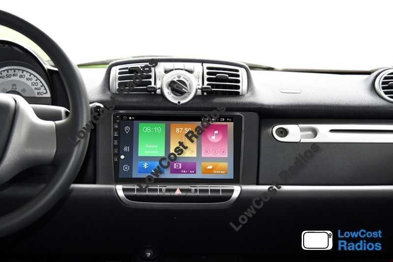 Auto Rádio 9' SMART 2010 a 2015 | GPS ANDROID Bluetooth USB APPS WIFI | CARPLAY • ANDROID AUTO