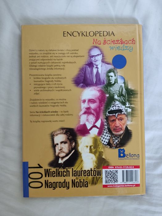 Książka "100 wielkich laureatów nagrody Nobla"