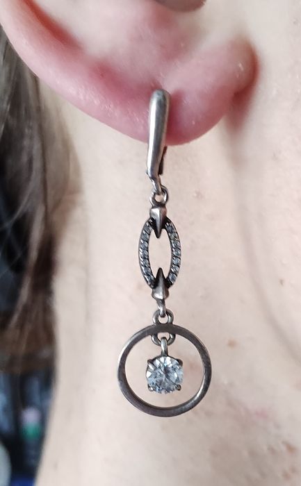 Срібні сережки жіночі