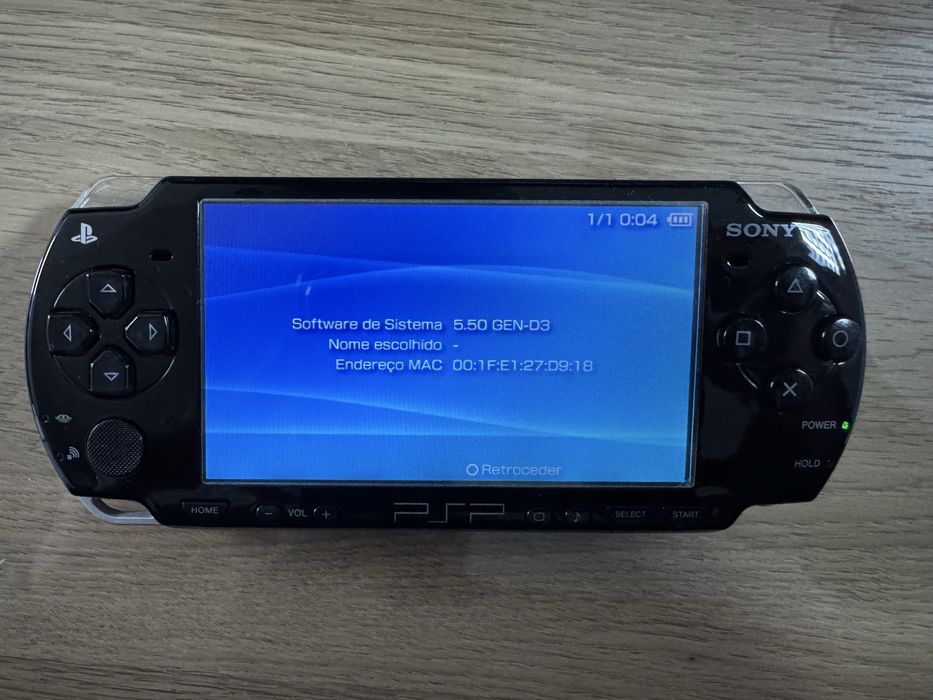 Sony PSP 2004 com vários jogos