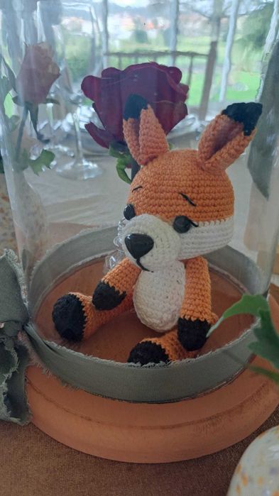 Raposa amigurumi