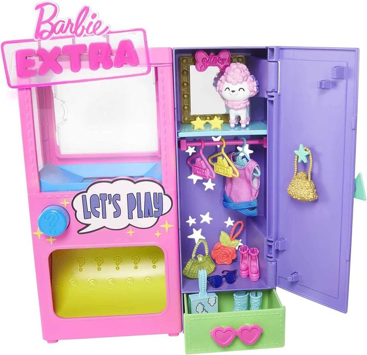 Модний ігровий екстра шкаф Barbie Extra Surprise Fashion