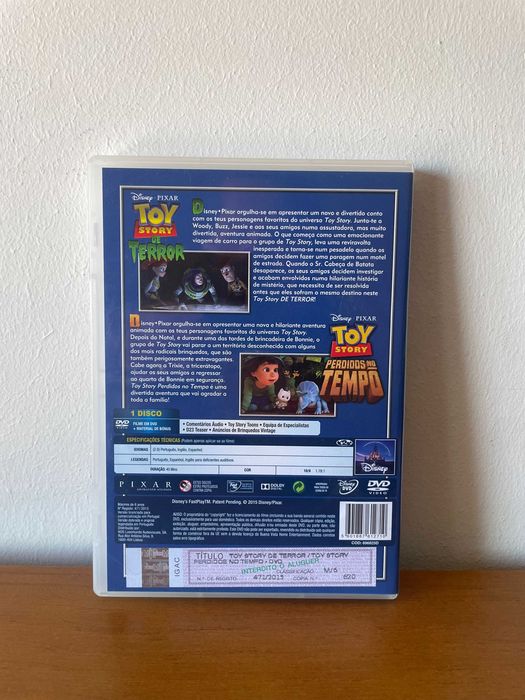 ᴾᵀ Toy Story de Terror + Toy Story Perdidos no Tempo [2015 DVD]