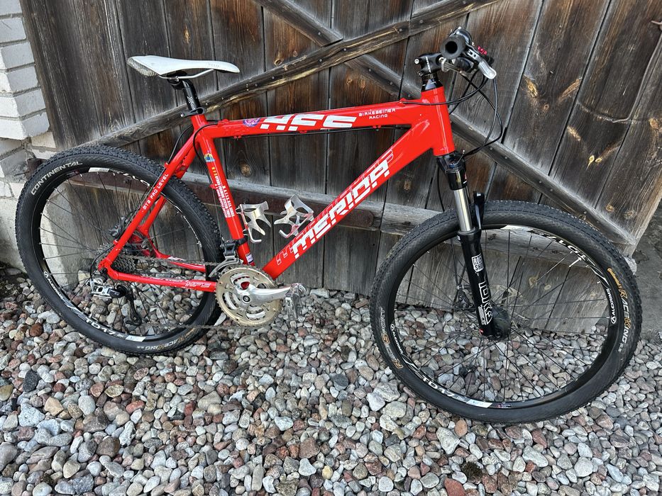 HiT PIĘKNY UNIKATOWY ROWER MERIDA HFS racing tarcze hydraulika 26” oka