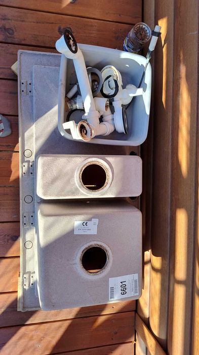 Zlewozmywak Teka 1,5 komory i ociekacz.