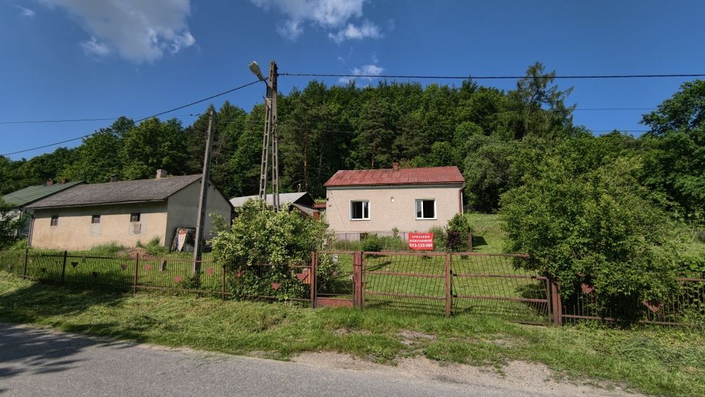 Działka z domem Minoga