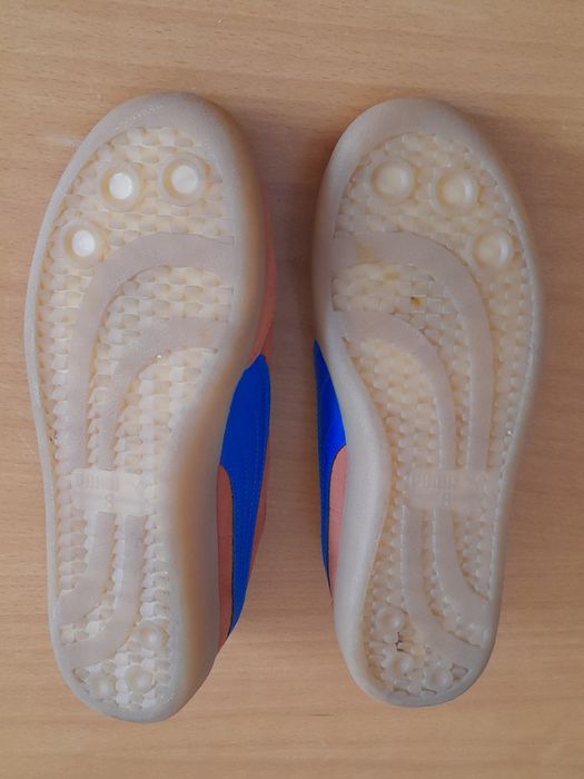 Puma Retro Suede Laranja/Azul – Tamanho 42