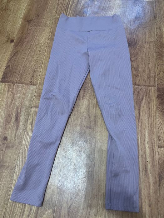 Лосіни жіночі на флісі пудрового кольору