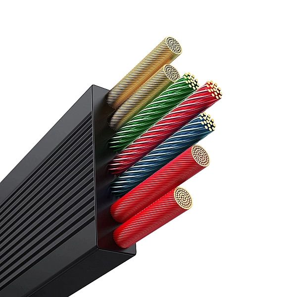 Kabel Baseus Free2Draw CB zwijany USB-C - Lightning / USB-C / micro US