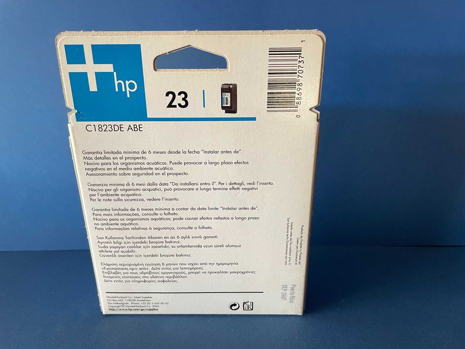 Tinteiro HP 23 Original e Selado427552896703549442