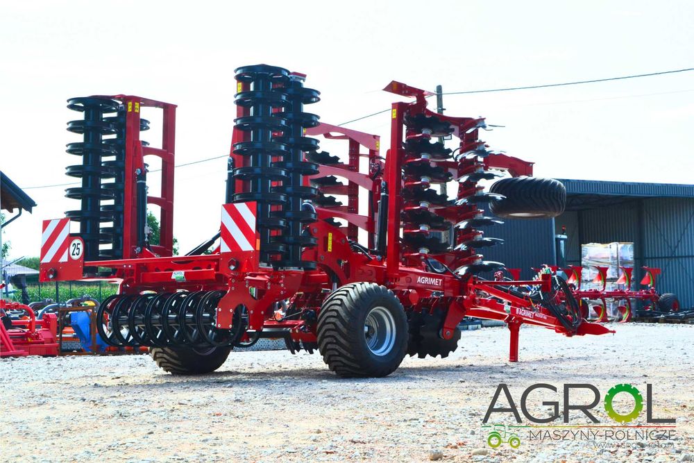 Brona talerzowa ciągana AGRIMET MULTICAT 5m Rolmako U652 4 6 8m