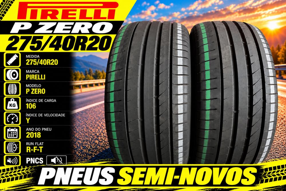 Pneus RFT 275/40/20 Pirelli Impecaveis