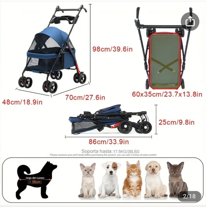 Carrinho para animais