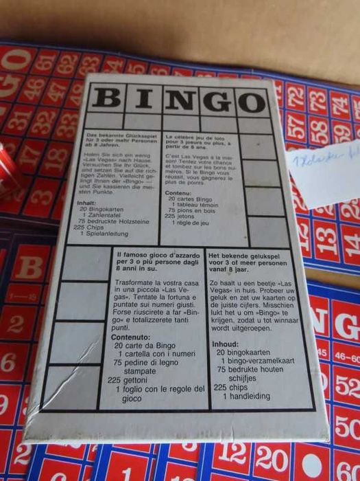 Jogo do Bingo Shmidt