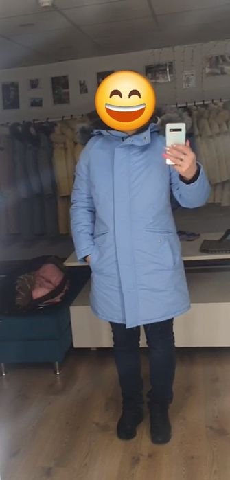 Женская зимняя куртка Dasti голубая