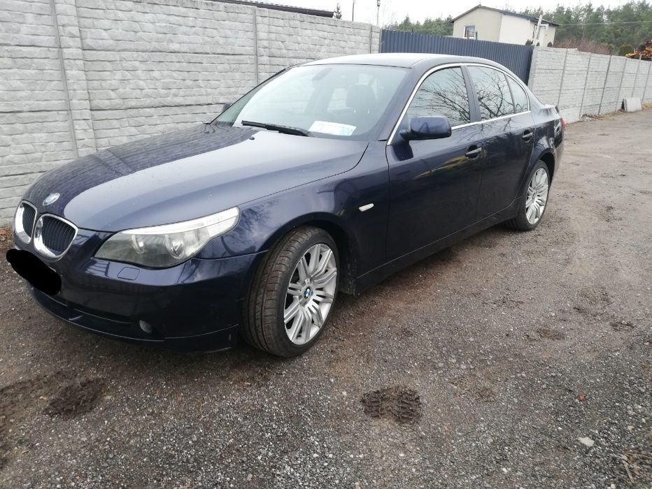 Błotnik maska zderzak BMW E60 orientblau metallic