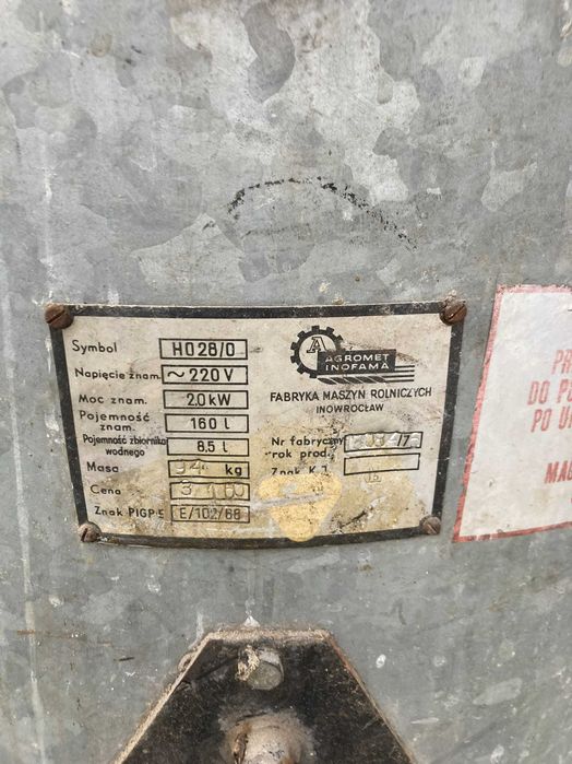 parnik elektryczny 160l