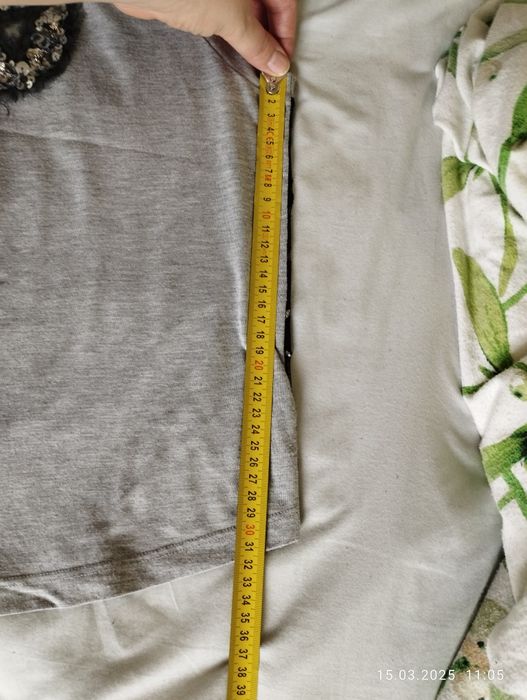 Bluzka bokserka cekiny koronka