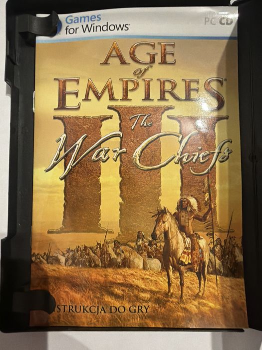 Age of Empires 3 The War Chiefs PL PC stan idealny box