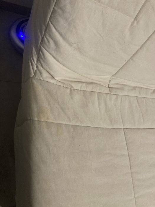 Rozkladany fotel ikea bialy