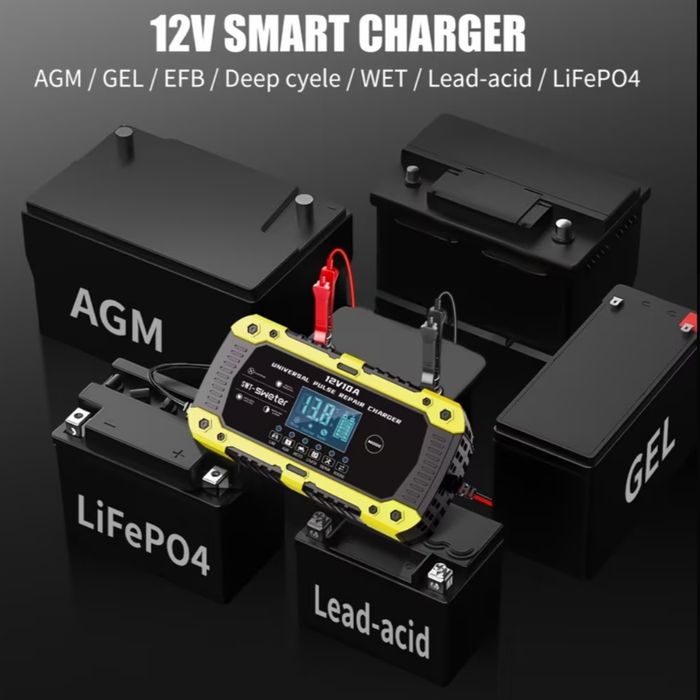 Автоматичний зарядний пристрій 12V 10A