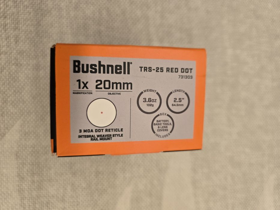 Bushnell electro-optics trs-25 red dot