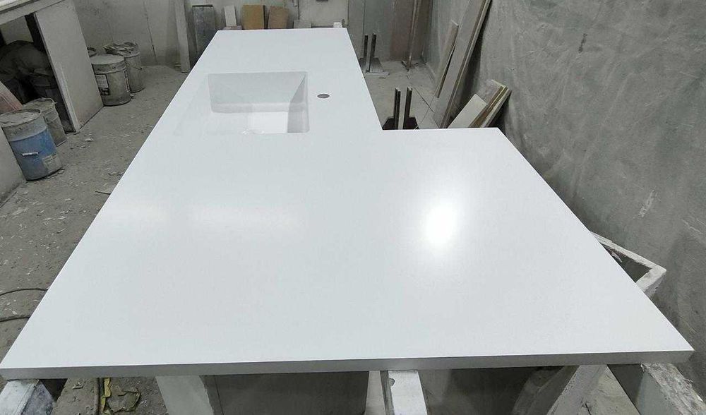 Стільниці з вилитим умивальник, Нестандартні розміри, тумби і дзеркала