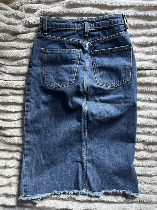 Denim Midi Skirt / Джинсовая юбка миди