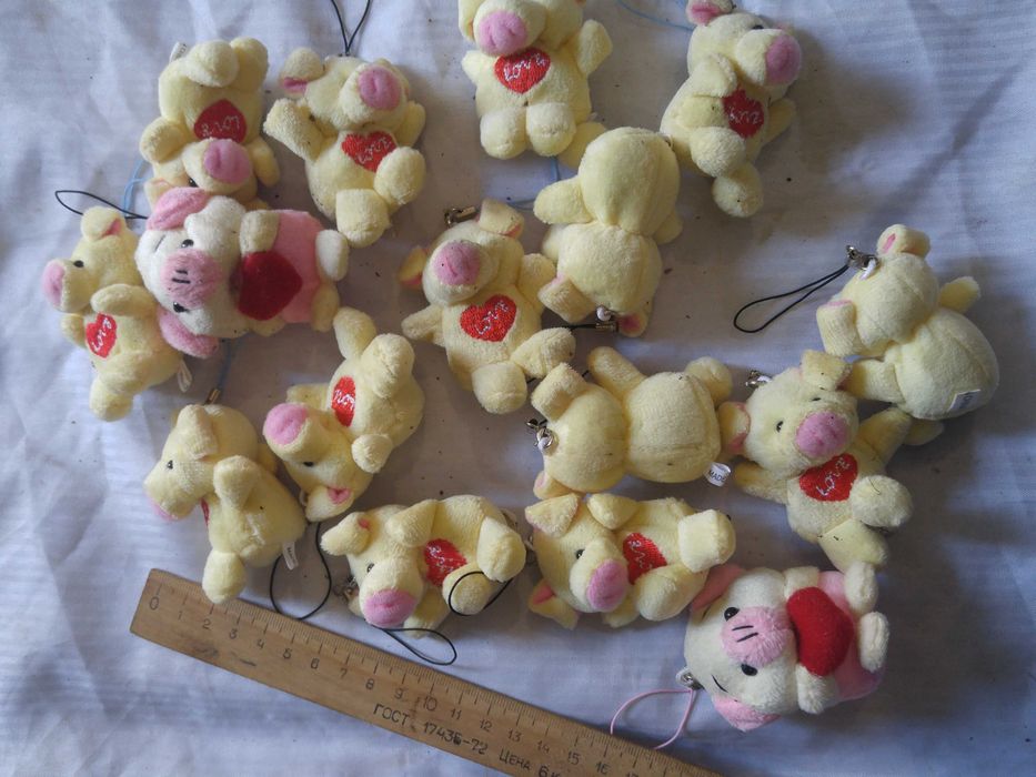 Брелок мягкая игрушка на ключи говорящая