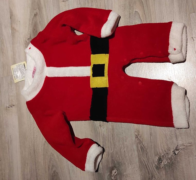 Mikołaj ubranko święta nowe 86 cm