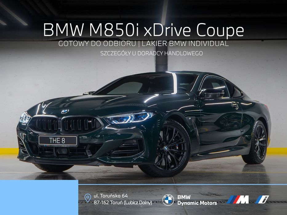BMW Seria 8 M850i xDrive Coupé - Lakierowanie BMW Individual - Gotowy do Odbioru!