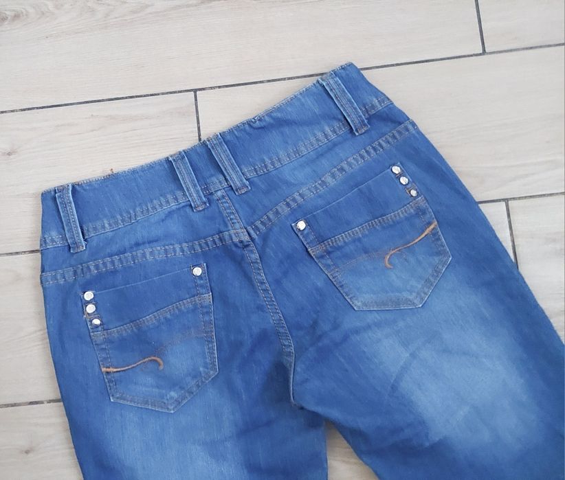 Jeansy damskie Mini Bleu M