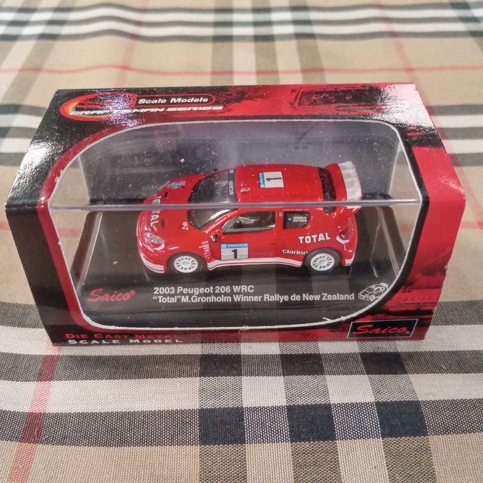 3x 1/72 Peugeot 206 WRC Total+ Audi TT-R