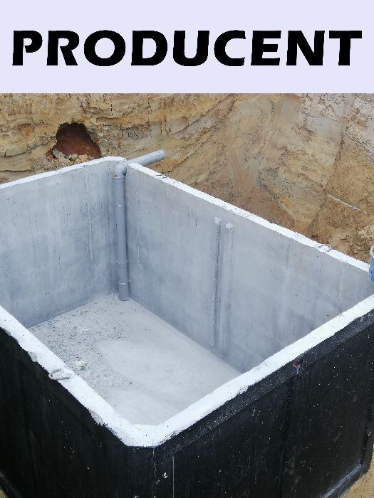 SZAMBO szczelne 10m3 zbiorniki betonowe na deszczówkę 4m3 5m3 Komorów