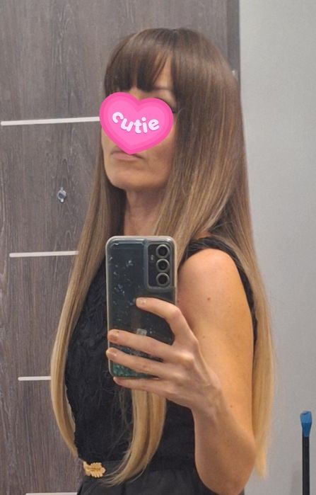 Peruka włosy długie