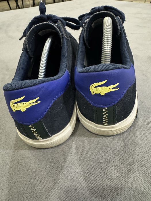 Sapatilhas lacoste em camurça