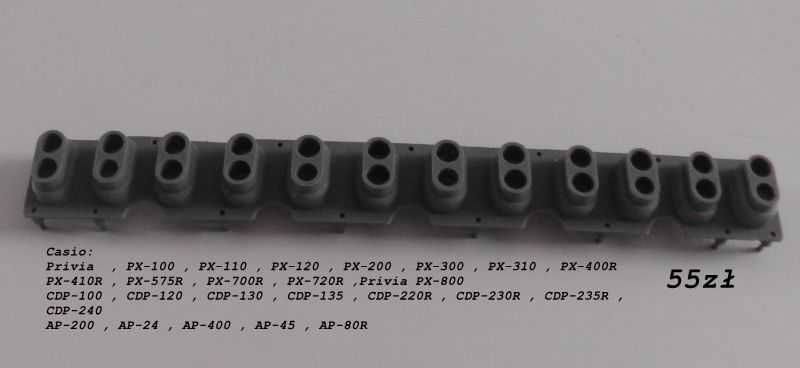 Gumki stykowe Kurzweil Korg Fatar Ensoniq Technics Nord Roland Casio