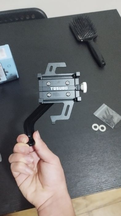 Suporte metálico de celular para motos(extremamente resistente)